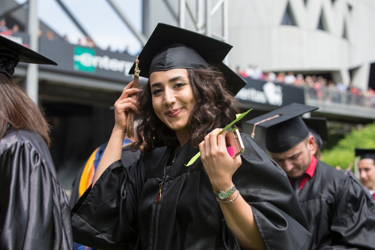 Student at Graduation