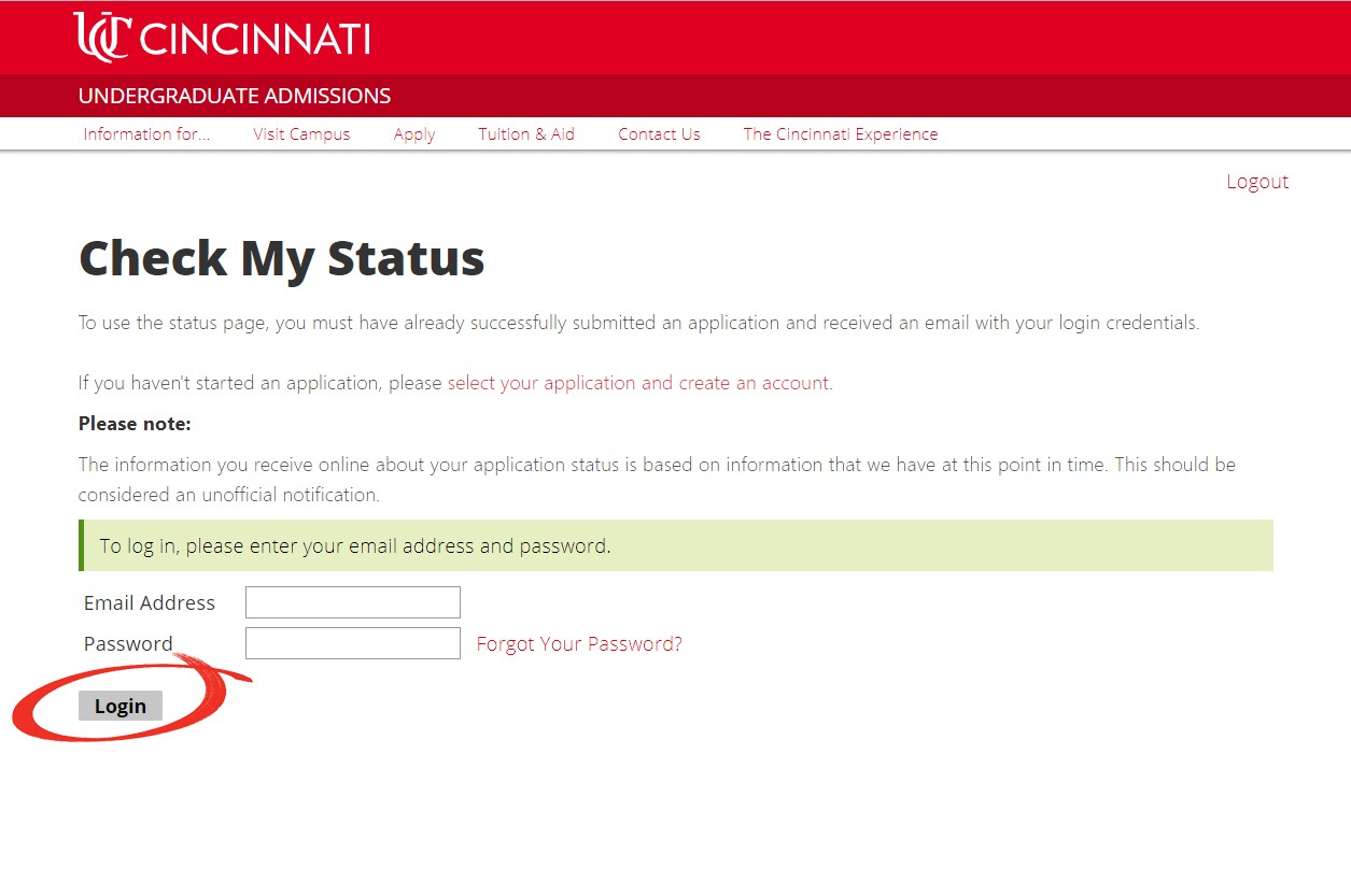 Confirm Your Admission