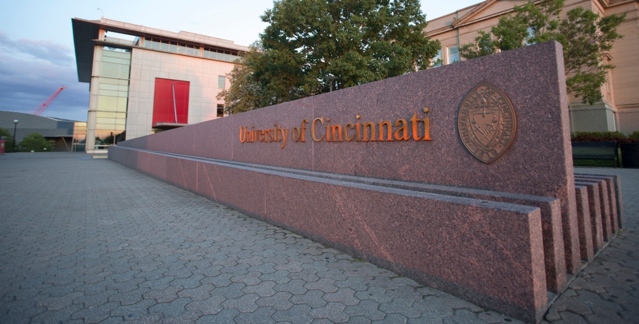 UC welcome sign.